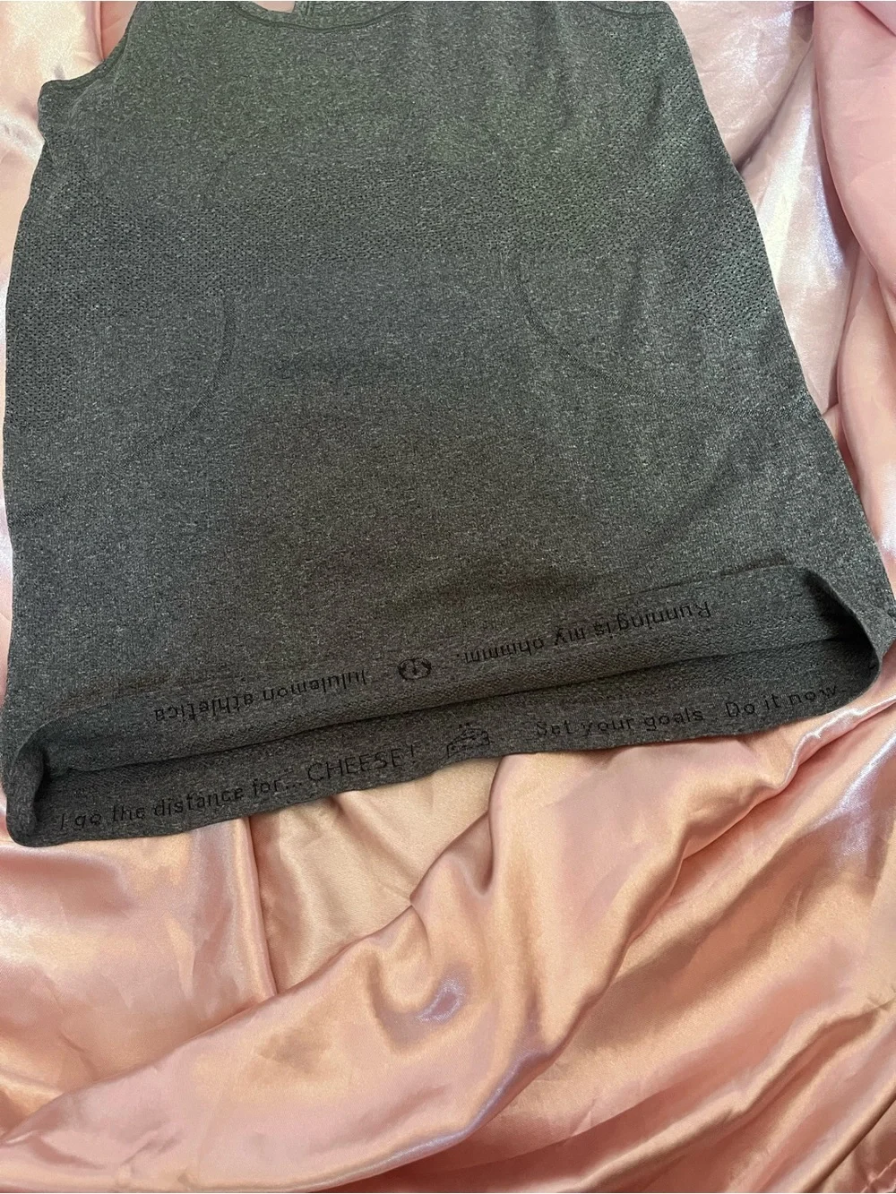 lululemon athletica Dark Charcoal Racerback Tank